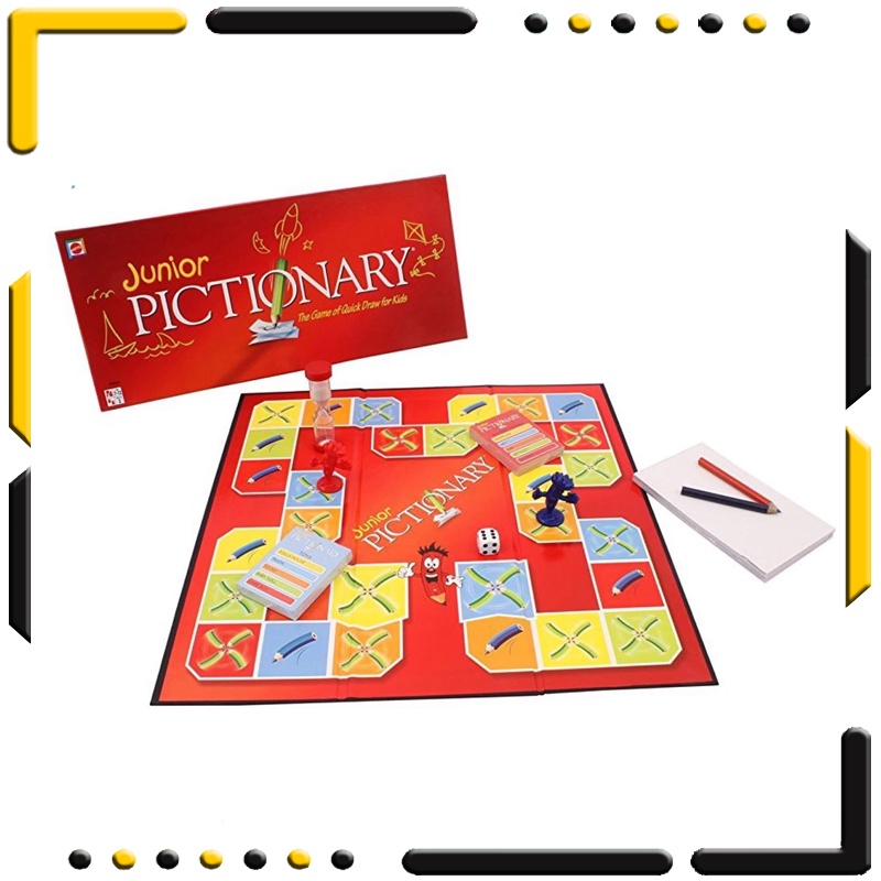 Board Game Kids Junior Pictionary Board Game Draw Guess Family Party