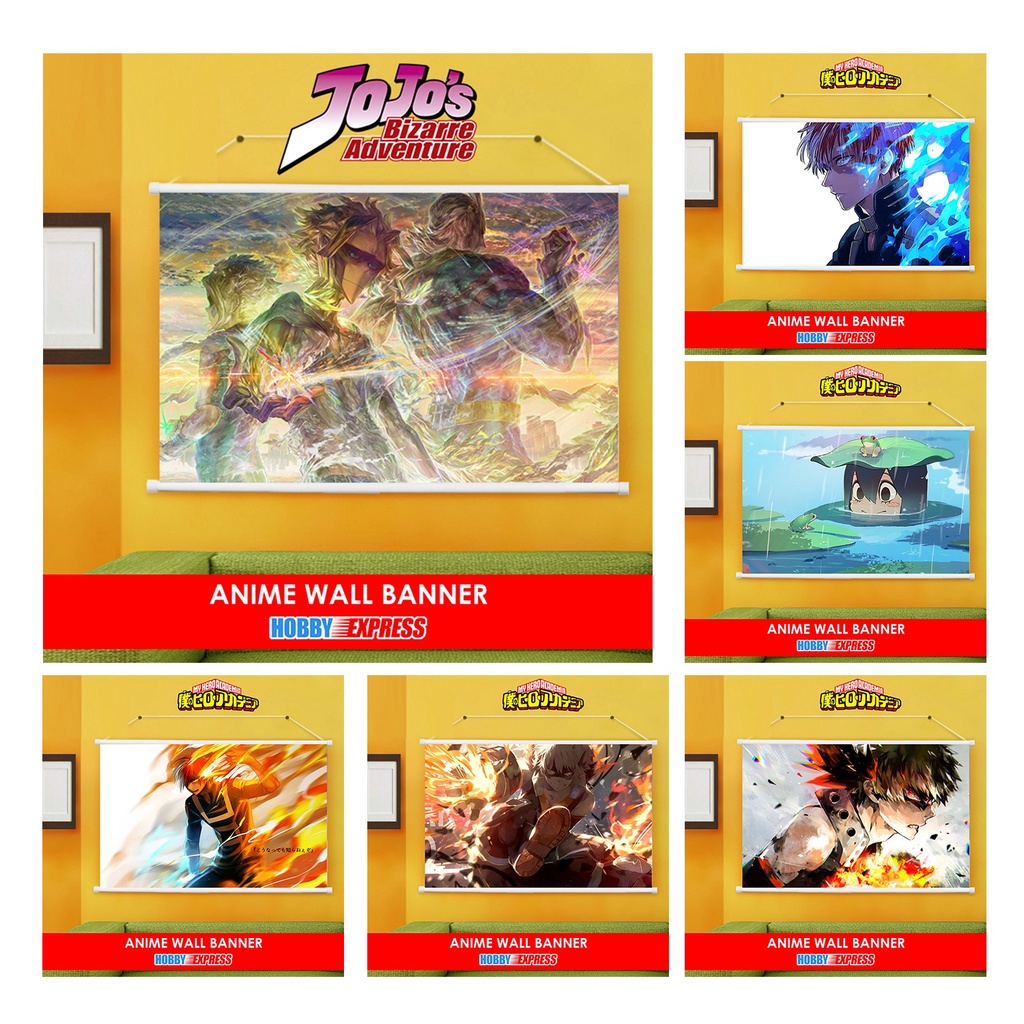 Hobby Express Anime Wall Scroll My Hero Academia Anime Series Printed