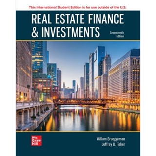 Real Estate Finance & Investments 17th Edition
