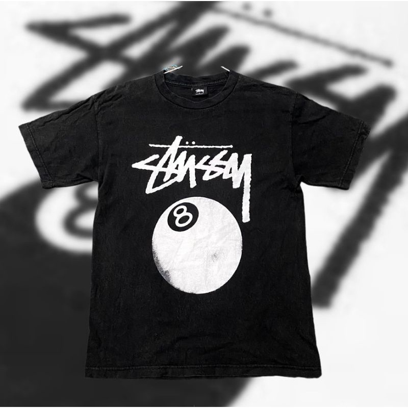 Stussy 8-ball tee vintage T-Shirt (S O L D) | Shopee Singapore