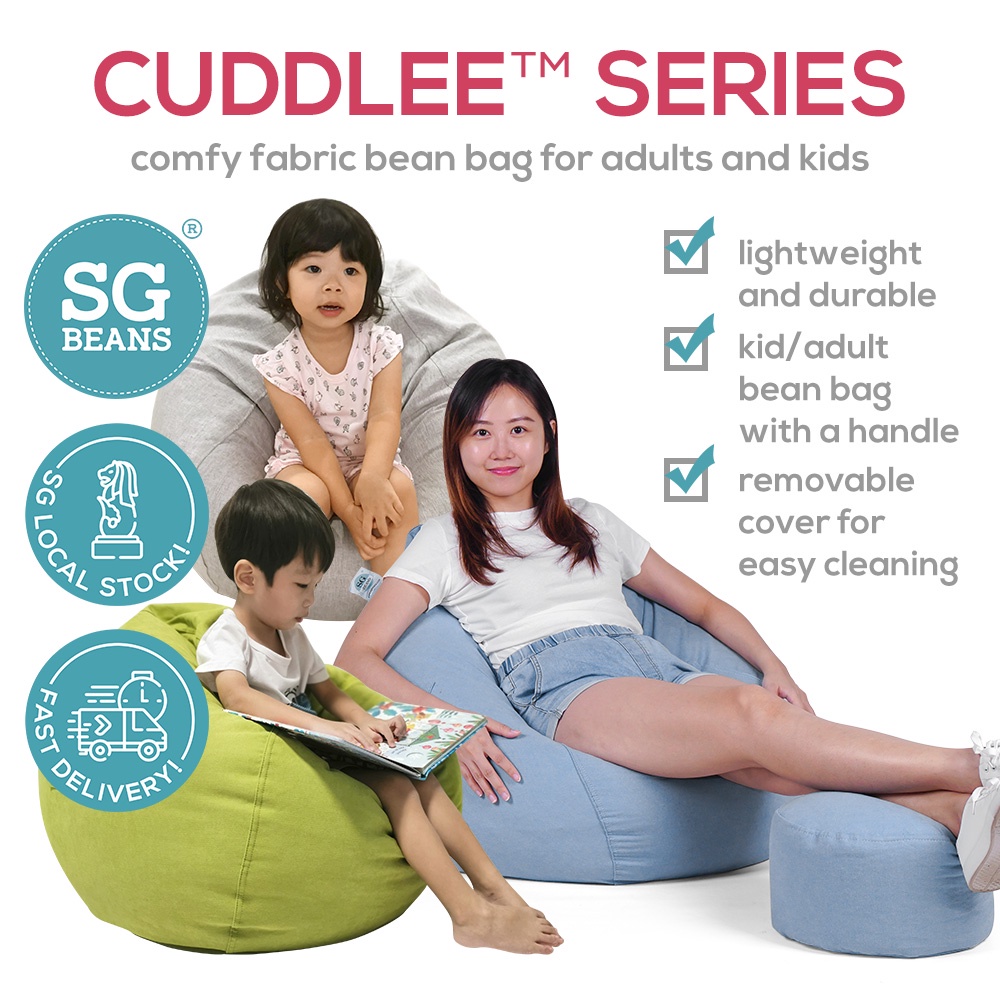 Cuddlee Bean Bag for Children & Adults Durable Bean Bag Chair Bean