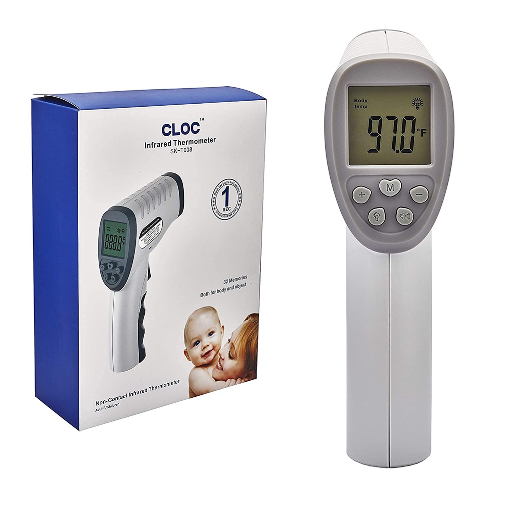 CLOC NonContact Infrared Thermometer SKT008 Both for Body and