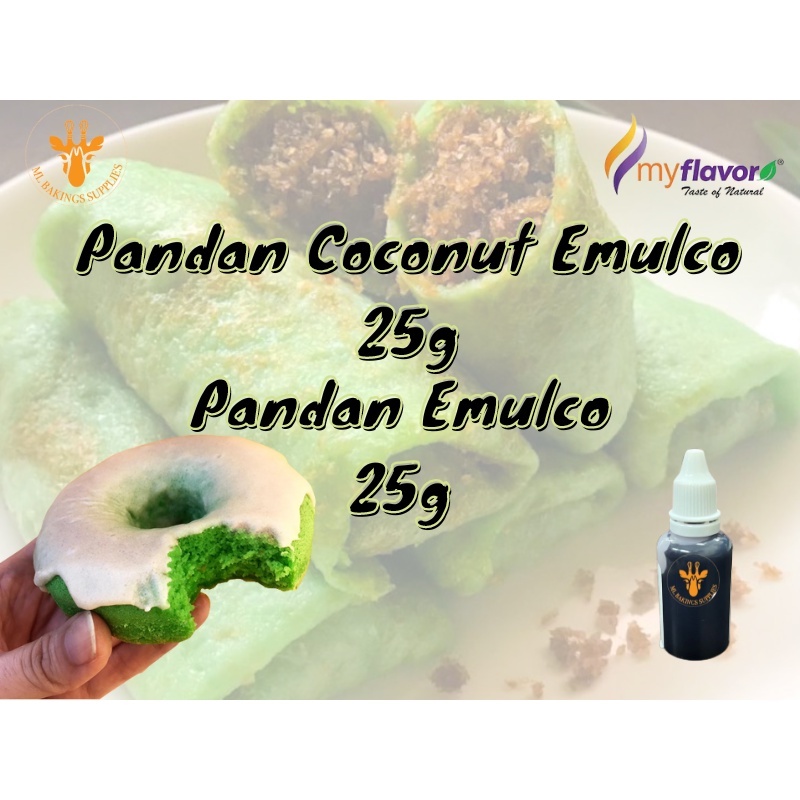 MYFLAVOR Pandan Emulco / Pandan Paste / Pandan Coconut Emulco / Pandan