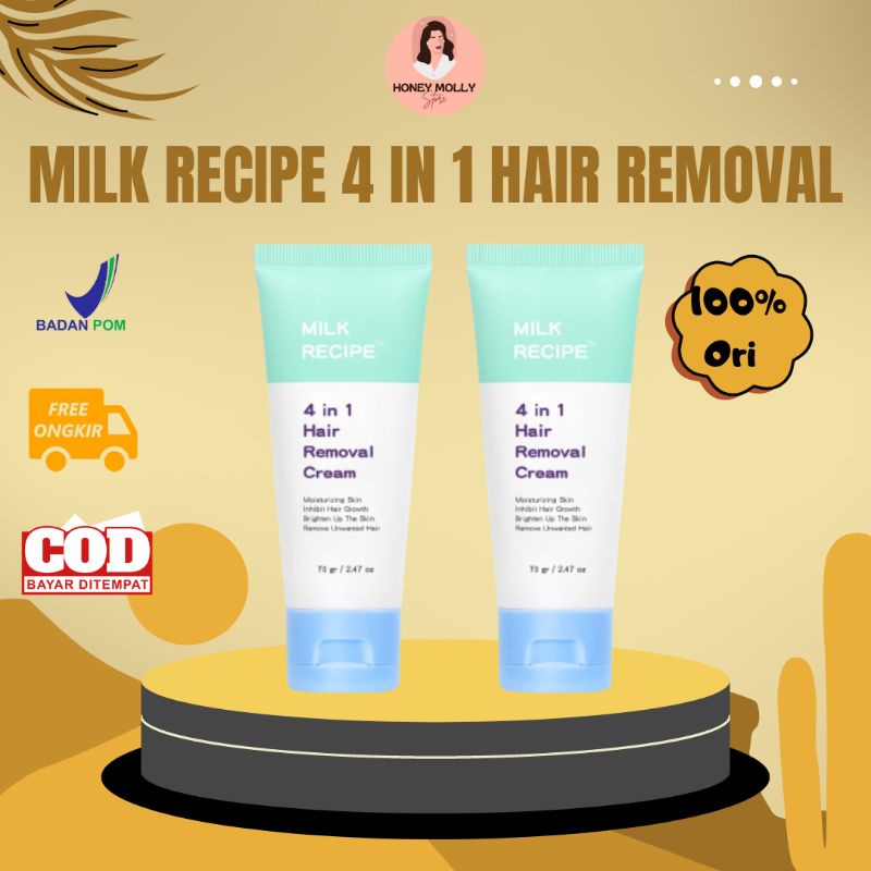 Bpom Milk Recipe 41 Hair Removal Cream 100 Original, Body Hair