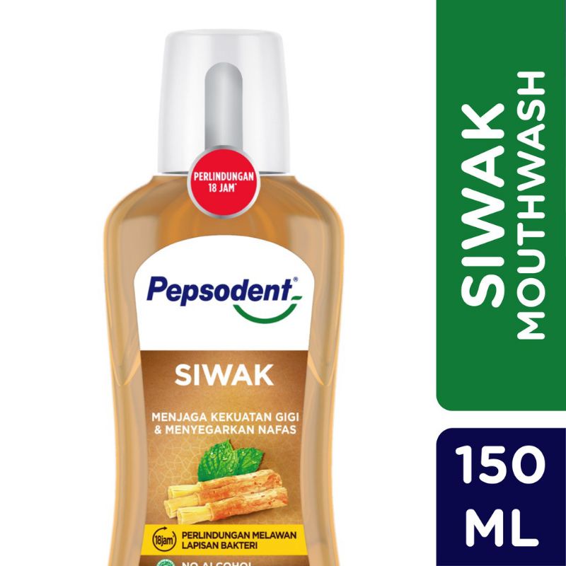 Pepsodent Mouthwash Siwak Mouthwash 150 ml Mouthwash Shopee Singapore