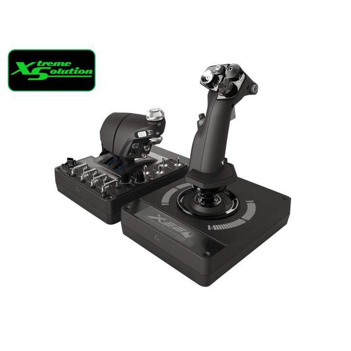 Logitech X56 H.O.T.A.S. - RGB Throttle and Flight Stick Controller ...