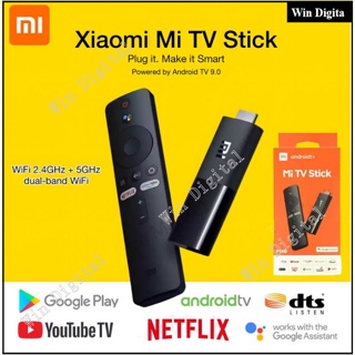 Xiaomi Mi TV Stick Global Version Android TV 9.0 4-core 1080P HD Dual Decoding 1GB RAM 8GB Google Assistant Netflix Wifi