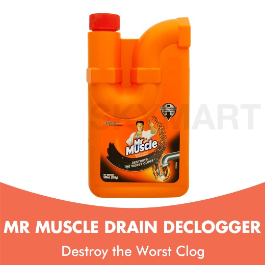 Mr Muscle Drain Declogger Drain Cleaner Pipe Cleaner Choke remover Shopee Singapore