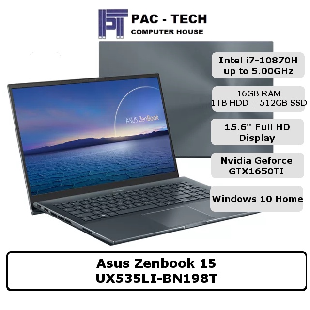 [Clearance Sale] Asus Zenbook 15 I710870H 16GB RAM 1TB HDD