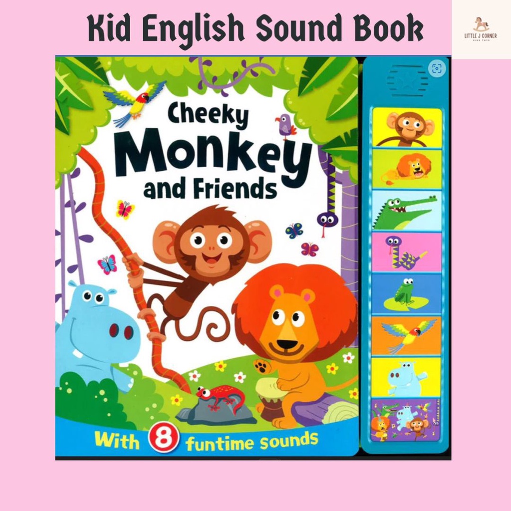 [Ready stock]IGLOO Children books Sound book Cheeky Monkey and Friends ...