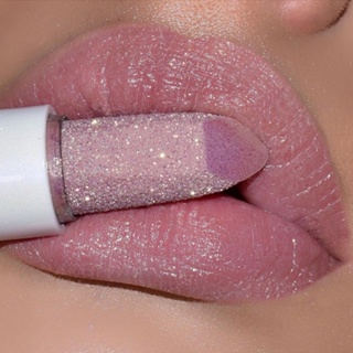 Glitter Matte Temperature Change Lipstick Waterproof Long Lasting Diamonds Lipsticks Non Stick Red Pink Lip Tint Makeup Cosmetic