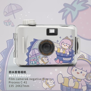 Polaroid Camera Student Style Cheap Point Shoot Mini Vintage Waterproof Film Machine Gift Campus Carry-On Carry @-