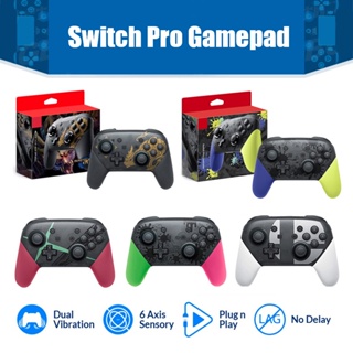 Nintendo Switch Pro Wireless Controller 6-Axis Handvat Super Smash Bros Splatoon 3 Bluetooth Gamepad