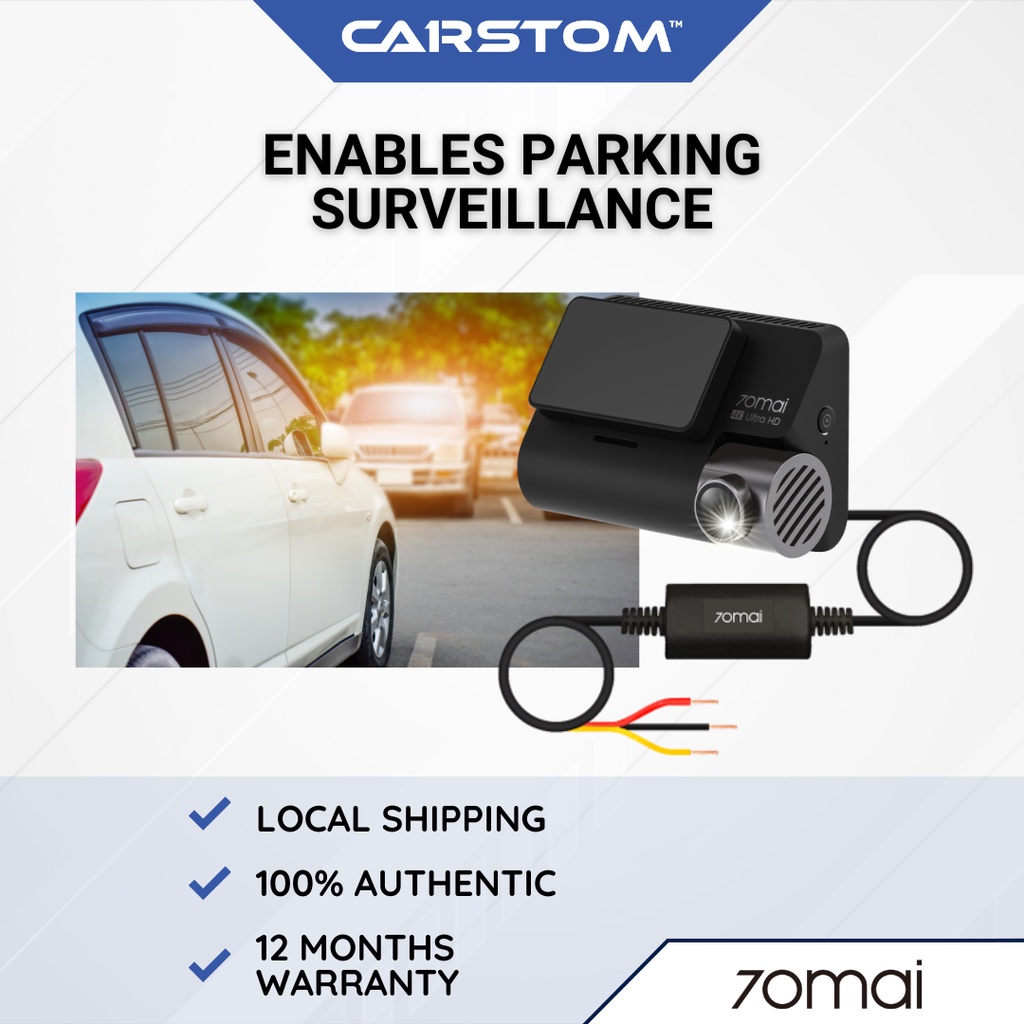 SG Instock 70Mai Hardwire Kit Micro USB Midrive UP02 Hard Wire Fuse Kit