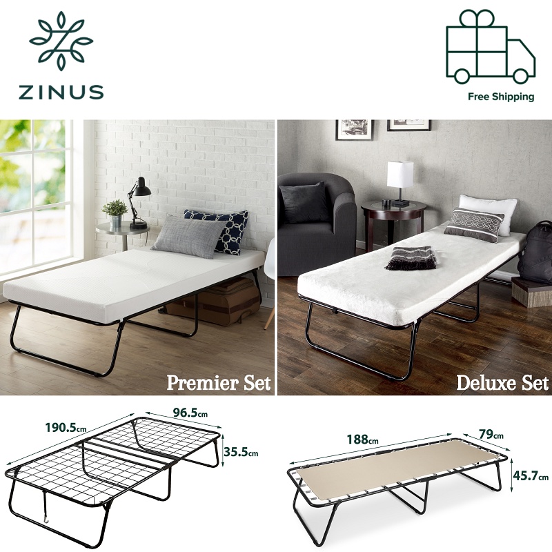 Zinus Traveler Guest Bed (with 4 Inch Mattress) Shopee Singapore