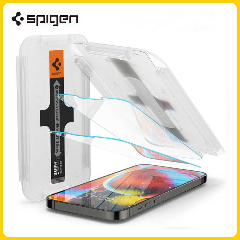 Spigen Glas.tR EZ Fit Screen Protector For Apple iPhone 13 Pro Max 13Pro Tempered Glass Film (1