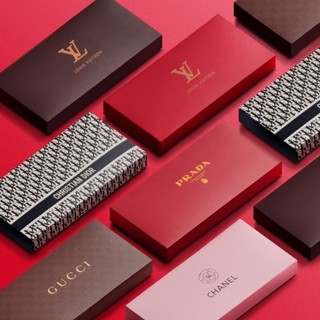 (10pcs/Box) HongBao Red Envelopes Exquisite Envelopes 新年红包袋 利是封 大牌精品装 2023 Rabbit Year New ANG POW/Red Packet 10PCS/PACK Angpaos Boutique New Year Xmas Birthday Wedding