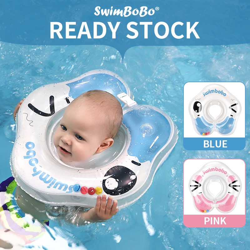 Swimbobo Baby Swim Float Inflatable Swimming Neck Ring Infant Toddler ...