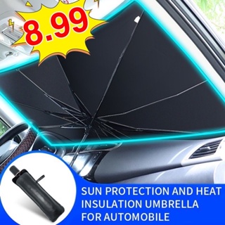 SG Seller Universal Car Windshield Sun Shade Cover Sunshade Front Window Mount Umbrella Car Windshield Parasol Sun Shade