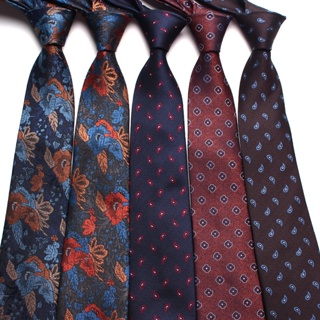 New Men 8cm Business Polyester Silk Tie Fashion Vintage Shirt Suit Accessories