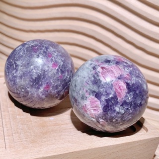 [SG] Unicorn Stone Sphere Pegmatite Natural Crystal Stone Crystals Ball