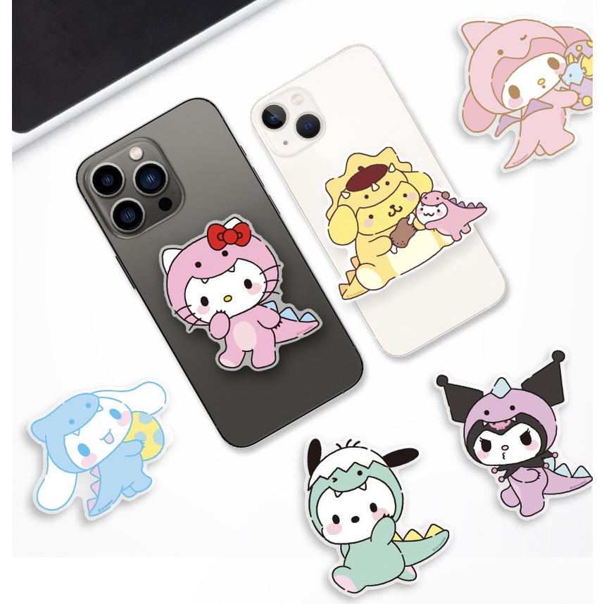 Sanrio Characters Dino Costume Acrylic Phone Grip Tok Pop Soet St ...