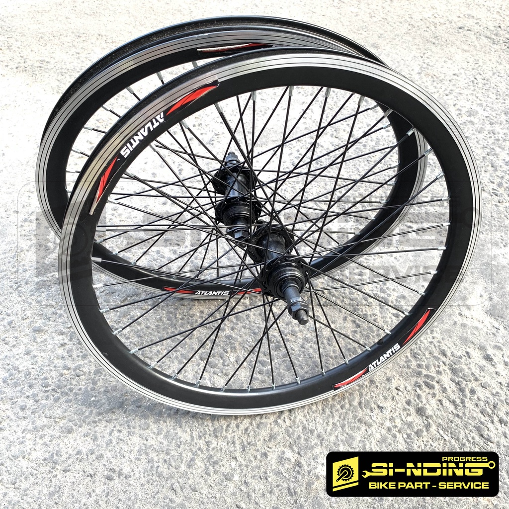 Wheelset 20 Inch Folding Bike Minion Etrto 406 Rims Double Wall