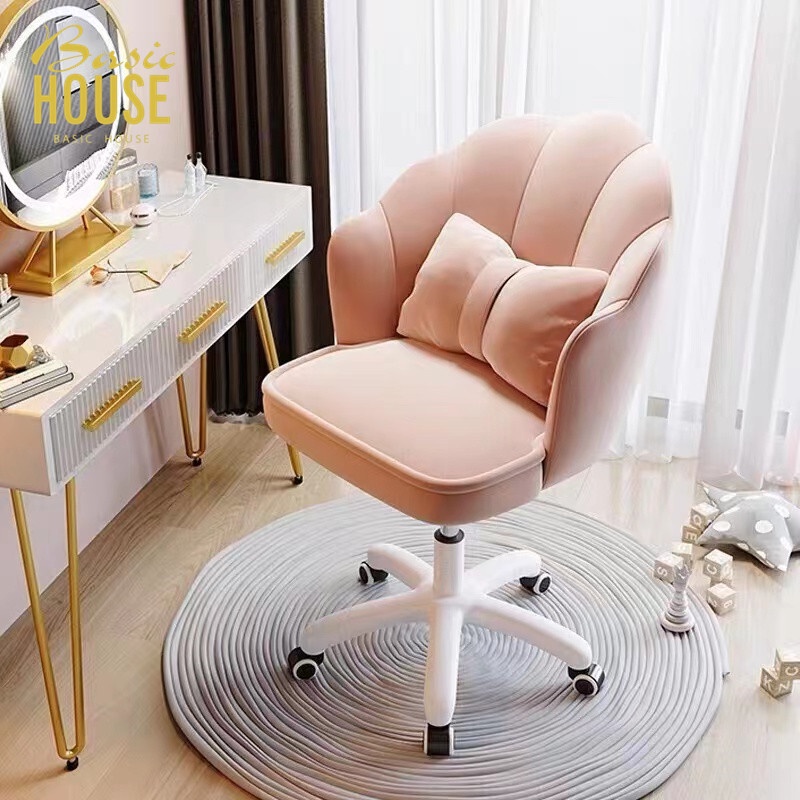 SPOT Makeup Chair Computer Chair study Chair Home Office Swivel Chair Comfort Girl Petal NordicChair