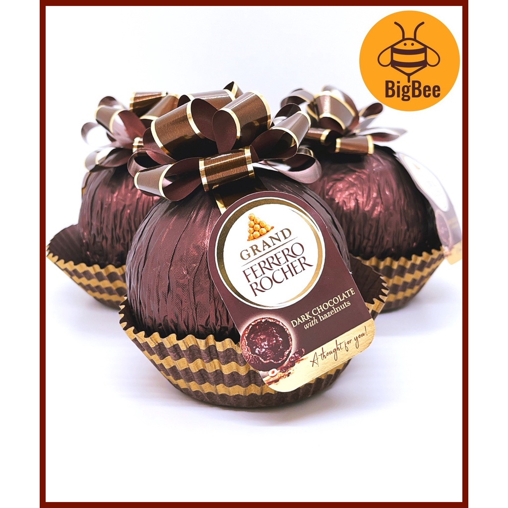 Grand Ferrero Rocher Dark Chocolate with Hazelnuts 125g | Shopee Singapore