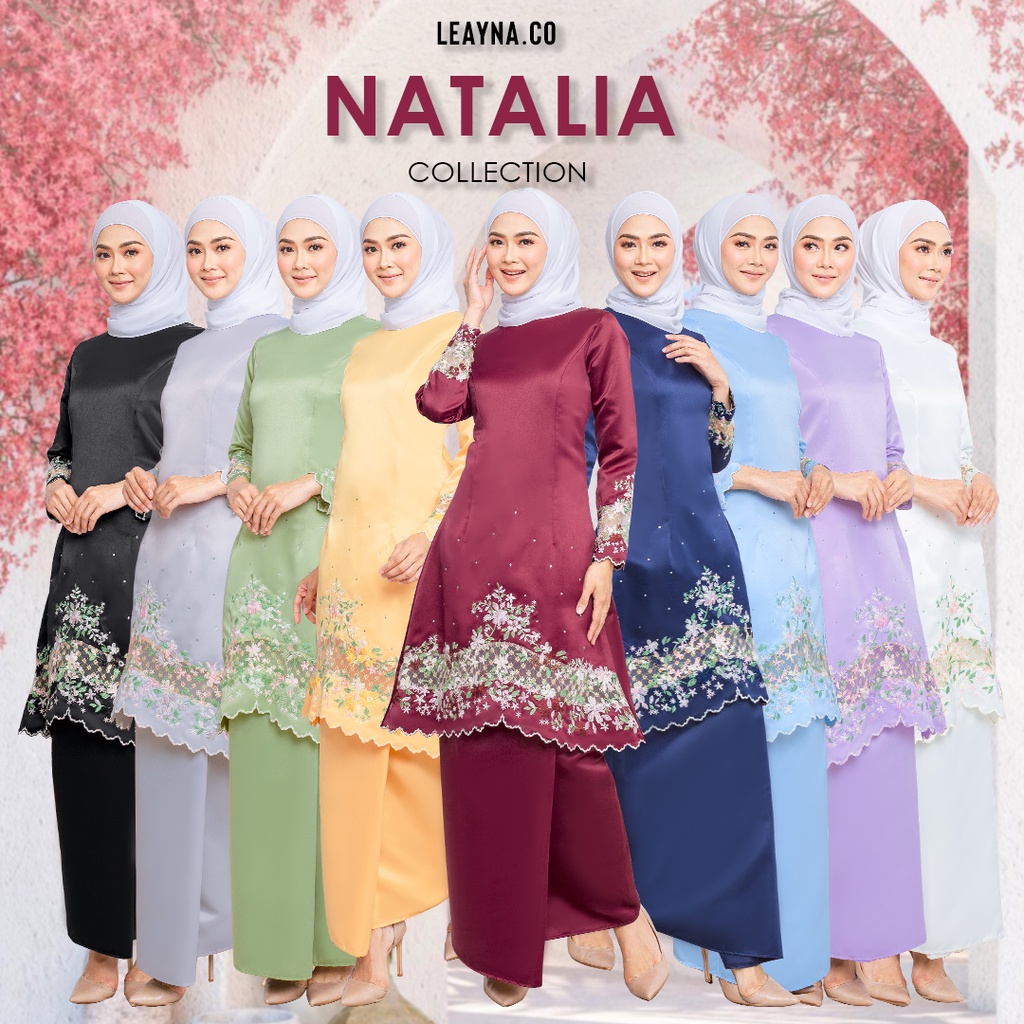 [Shop Malaysia] [LEAYNA.CO] [NATALIA] Baju Kurung Moden Nikah/Tunang (Wedding)
