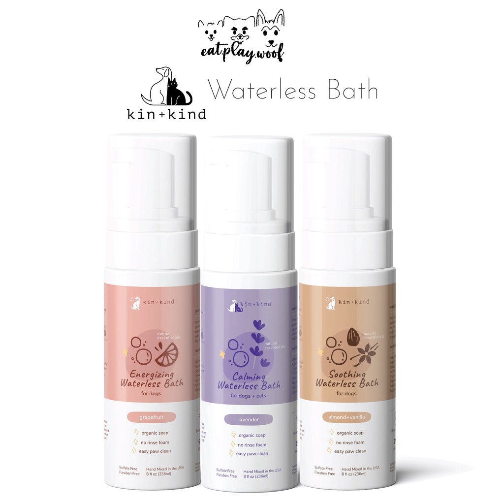 Kin + Kind Waterless Bath for Dog (236ml) Shopee Singapore