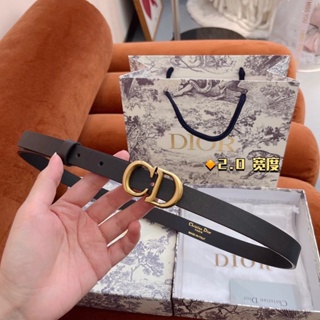 D D1OR Dior Dior * O Belt D Home Belt Little Fairy Beautiful Female Belt Hardware Buckle Retro Method Original Counter First Layer Pure Cowhide Belt Designer High-End Feeling Full All-Match Handy Tool High-End Cooling Gift for Girlfriend to Give Friends F