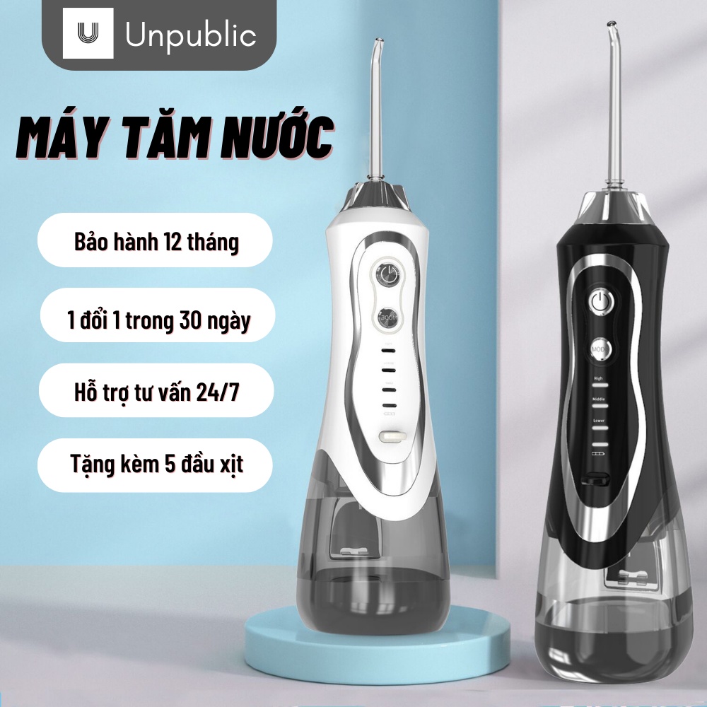 Máy tăm nước Unpublic HF-01 cầm tay chống nước IPX7