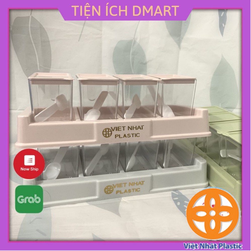 Quà tặng mẹ chồng 8 3 hũ đựng gia vị nhựa cao cấp mà mọi bà mẹ chồng yêu bếp đều thích