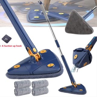 Telescopic Extended Triangle Mop 360 Rotatable Adjustable Cleaning Mop ...