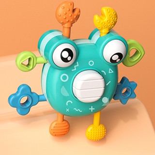 1PC Toddlers Baby Soft Finger Push Pull Training Toys Cartoon Crabs ...