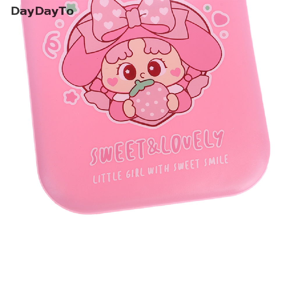 Image of DayDayTo Cute Girl Kid Hot Water Bottle 400Ml Durable Water Filling Hot Water Bag sg #2