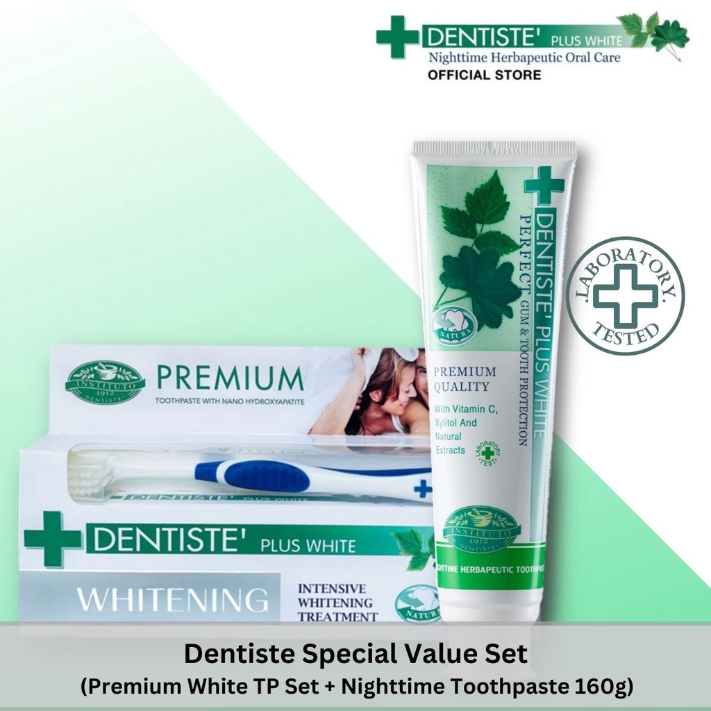 Dentiste Special Value Set (Premium White Toothpaste Set 100g