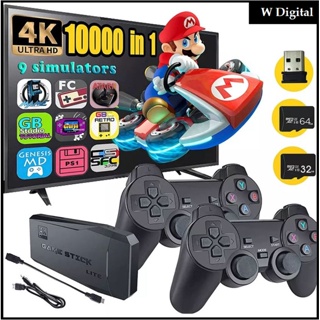 Retro TV Game Console 4K 60fps HD HDMI Output Ultra Low Latency TV Game Stick 2.4G Dual Handles Portable Games Console