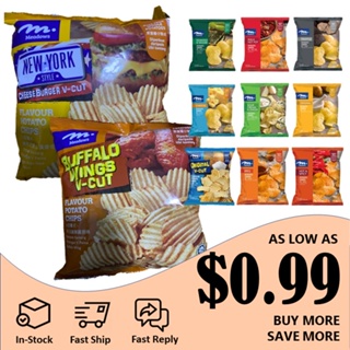 [IN-STOCK] Meadows Truffle Potato Chips Original / Sour Cream / Mala Hot Pot / BBQ / Truffle / Hot & Spicy