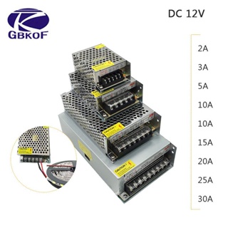 MAL🖤GBKOF DC 12V LED strip driver Power Adapter 1A 2A 3A 5A 10A 15A 20A Switch Power Supply AC110V-220V 24V Transformer 
