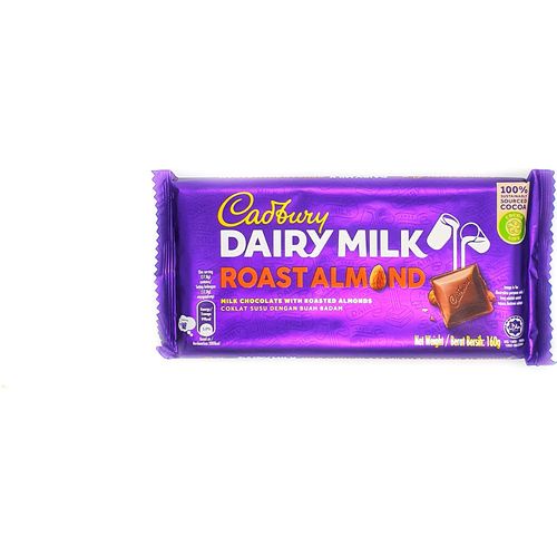 Cadbury Roasted Almond Dairy Milk Chocolate 160g Shopee Singapore