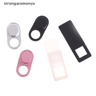 strongaromonyu WebCam Cover Shutter Slider Plastic Camera Cover For pad Phone PC Laptop EN