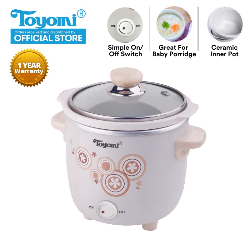 TOYOMI Mini Slow Cooker 0.7L SC 700 Shopee Singapore