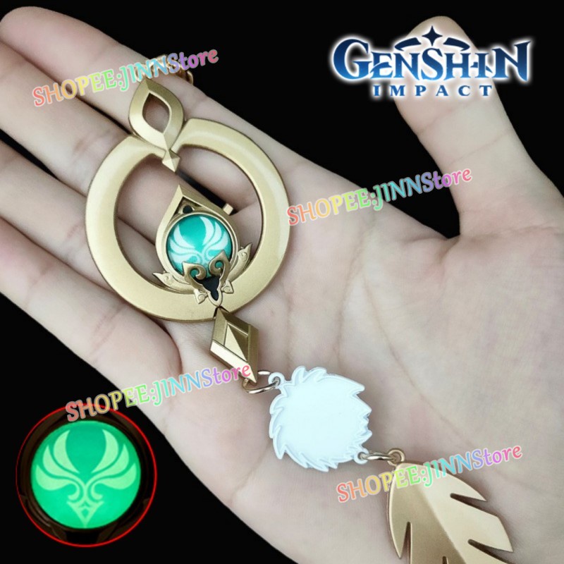 JINN GENSHIN IMPACT Wanderer SCARAMOUCHE VISION Keychain Game ...