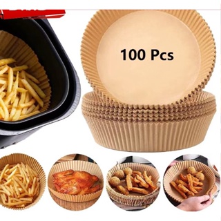 Air Fryer Paper Disposable Baking Papers Non-Stick Steamer Round Parchment Paper Liners Kitchen Accessories