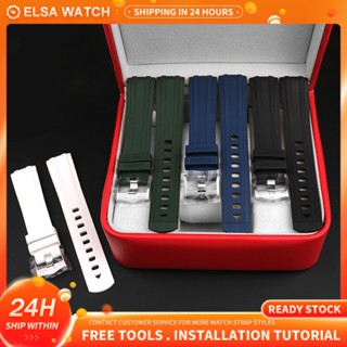 Adapted For Omega strap 20mm New Seamaster 300 Watch Strap  Ocean Universe AT150 Silicone Rubber Watchband