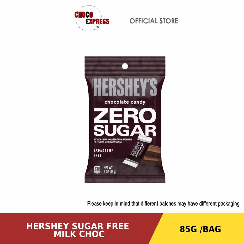 Hershey Sugar Free Minis Milk Choc 3oz | Shopee Singapore