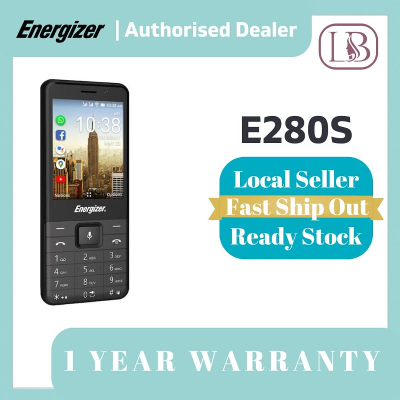 BRAND NEW ENERGIZER E280S | 1 YEAR WARRANTY | Shopee Singapore