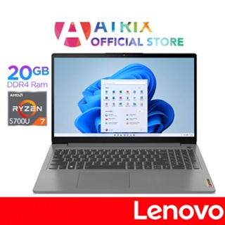 【Overnight Delivery】Lenovo IdeaPad 3 15ALC6 | 15.6” FHD | Ryzen 7 5700U | 20GB RAM | 512GB SSD | Win11 Home | 2Y Premium